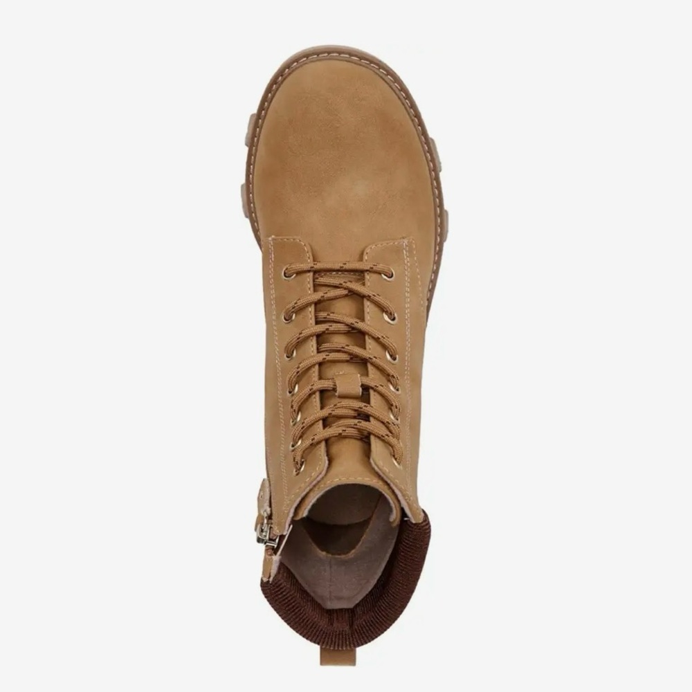 Dr. Scholl's Women's Tan Lace-Up Head Start Tan Boots Size 8.5M - Picture 3 of 6